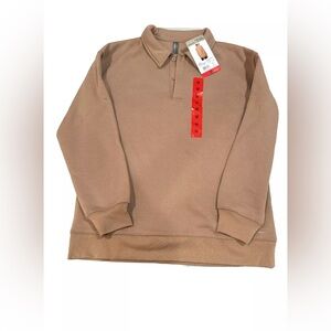 Mondetta Ladies' Collared Fleece Pullover Top